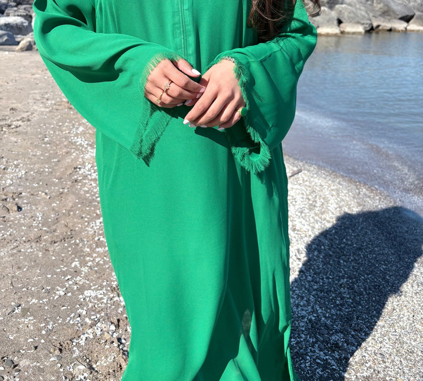 Grass green solene set