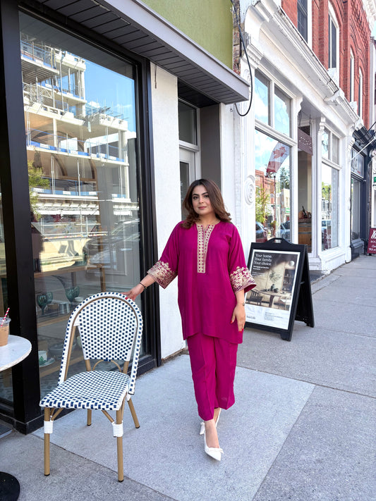 Magenta co-ord set